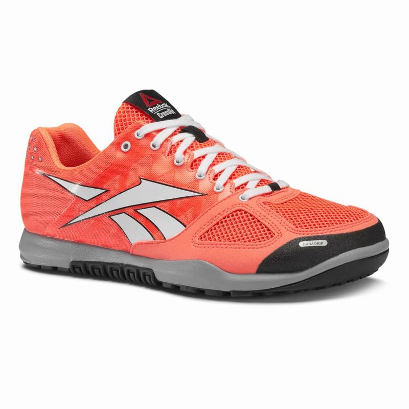 Adidasi Training Reebok Crossfit Nano 2.0 Dama Portocalii/Albi/Gri Romania AS8322CU
